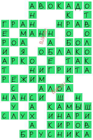 сканворд 19994