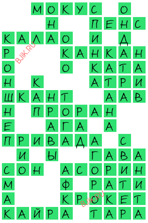 сканворд 20009