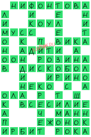 сканворд 20044