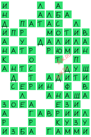 сканворд 20054