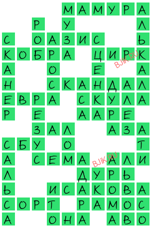 сканворд 20338