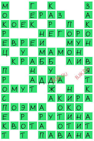 сканворд 20354