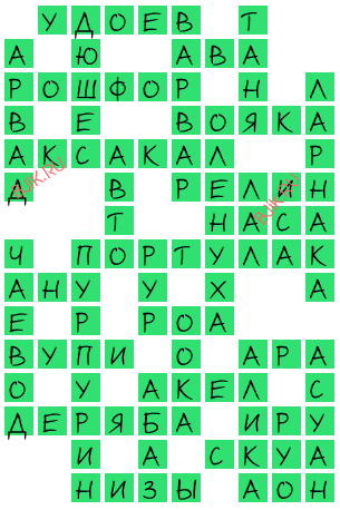 сканворд 20398