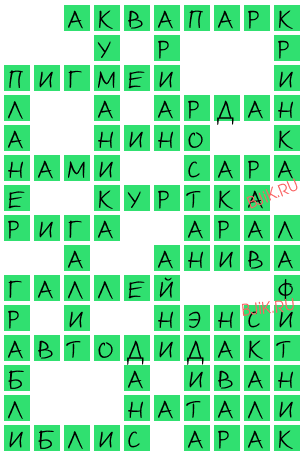 сканворд 20435