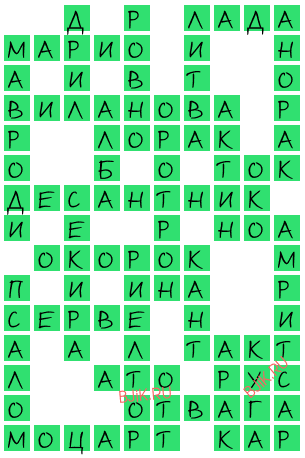 сканворд 20447