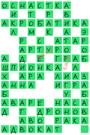 сканворд 20505