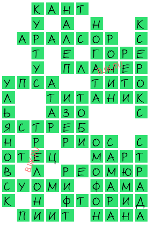 сканворд 20515