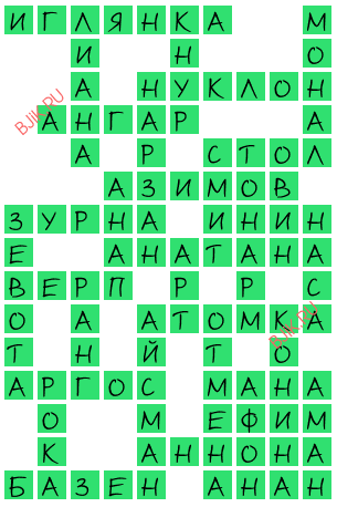 сканворд 20516