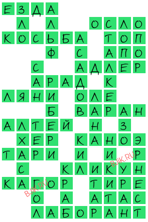 сканворд 20519