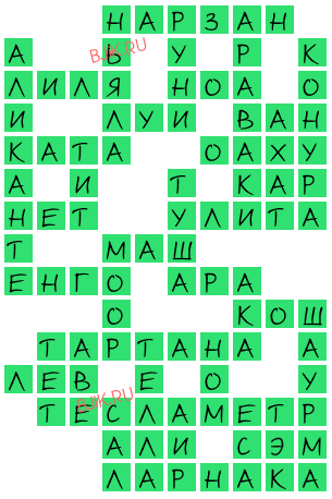 сканворд 20554
