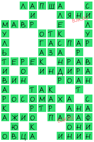 сканворд 20564