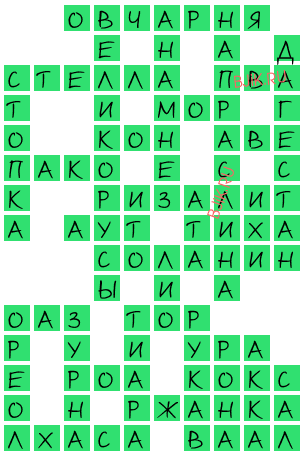 сканворд 20565