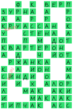 сканворд 20592