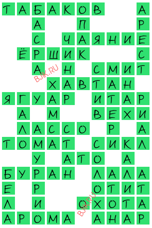 сканворд 20595