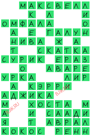 сканворд 20642