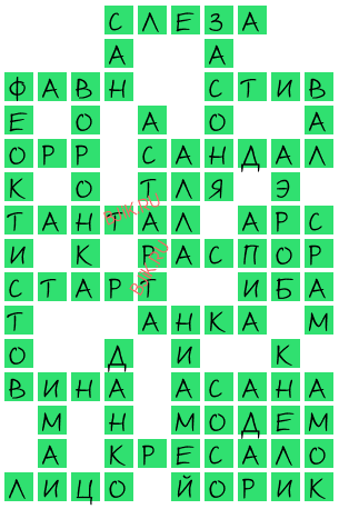 сканворд 20680