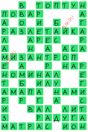 сканворд 20693