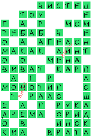 сканворд 20729