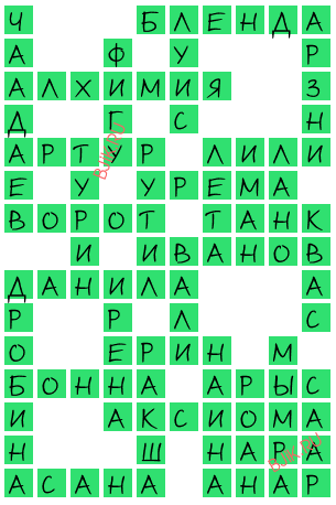сканворд 20730