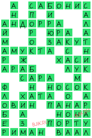 сканворд 21118