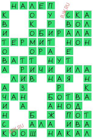 сканворд 22345