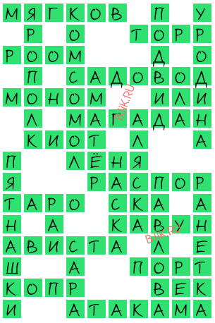 сканворд 22488