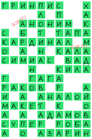 сканворд 22551