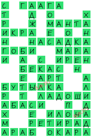 сканворд 22555