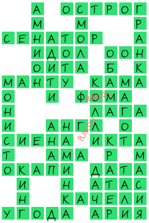 сканворд 22645