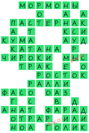 сканворд 22692