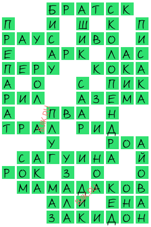 сканворд 22699